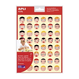 Gomets Apli Emociones Removibles Ø20-23 Mm (Bolsa 144 Uds)