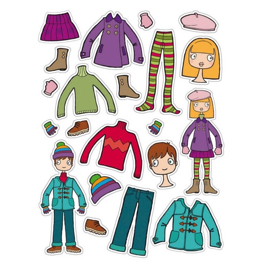 [649752] GOMETS APLI TEMÁTICOS EL ARMARIO REMOVIBLES 63 UDS