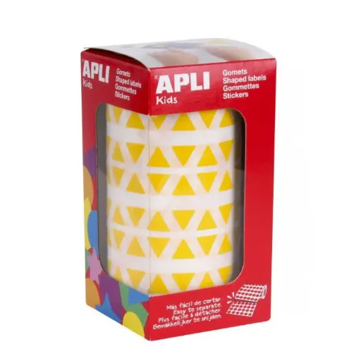 [650482] GOMETS APLI TRIANGULO 10,5 AMARILLO ROLLO