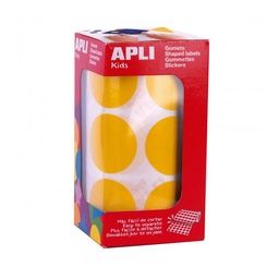 Gomets Apli Xl Circulo 33 0 Amarillo Rollo