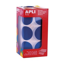 Gomets Apli Xl Circulo 33 0 Azul Rollo