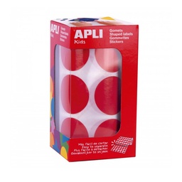 Gomets Apli Xl Circulo 33 0 Rojo Rollo