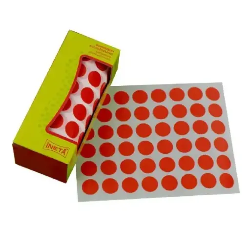 [825566] GOMETS INETA CÍRCULO MEDIANO ROJO – ROLLO 2688 UDS