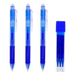Bolígrafo Raylu Ignite Borrable Bolsa 3 Boli Azul +1 Rec Azul