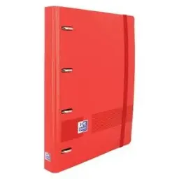 Carpebloc 4 Anillas Oxford A4+ Polyfoam Rojo
