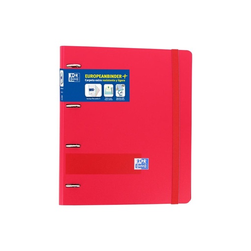 [650150] CARPEBLOC OXFORD POLYFOAM ROJO A4+