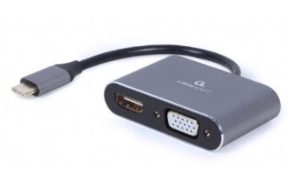 [120497] ADAPTADOR USB-C A HDMI VGA GEMBIRD HDMI