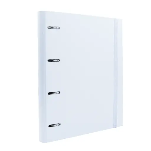 [180963] CARPEBLOCK 4 ANILLAS RAYLU PAPER A4  BLANCO 