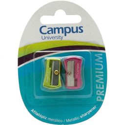 Afilalápiz Campus Metálico Premium Blister 2uds