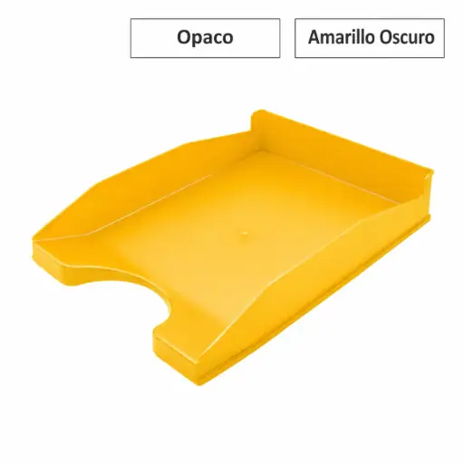 [180390] BANDEJA AMARILLO APILABLE 350X250X65MM