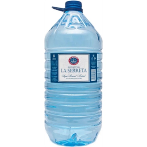 [825268] AGUA MINERAL NATURAL LA SERRETA 8 LITROS GARRAFA INDIVIDUAL