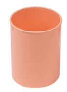 [700251] CUBILETE PORTALAPICES NARANJA OPACO FAIBO  PLÁSTICO