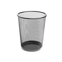 Papelera Bis Metal Rejilla Plata