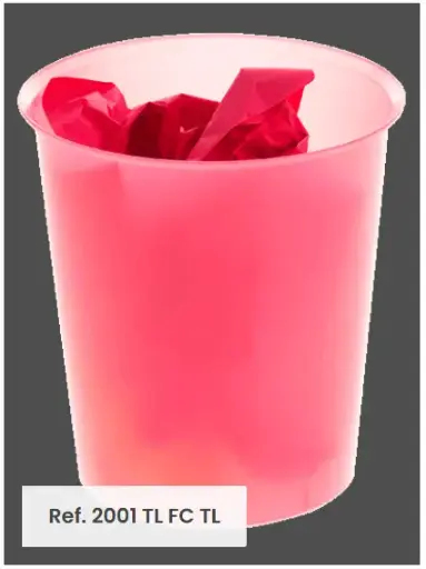 [069836] PAPELERA TRANSLUCIDA FUCSIA ARCHIVO 2000 ECOGREEN 18 LITROS