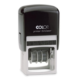 Sello Automático Colop Dater Rectangular P-53 30x45 Mm