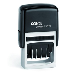 Sello Automático Colop Dater Rectangular P-S260 24x45 Mm