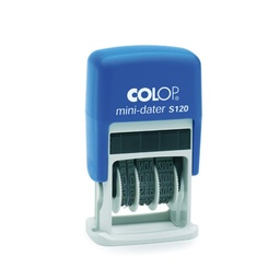 Sello Fechador 4mm Automático Azul S120