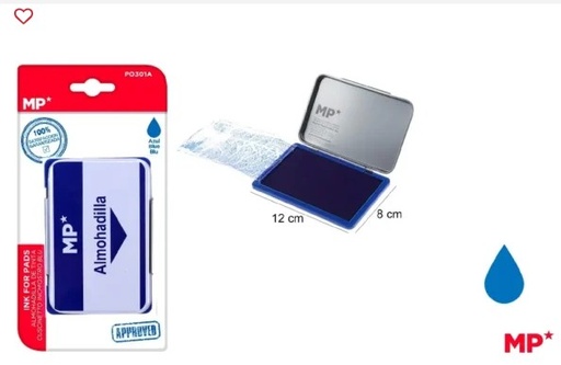 [040145] TAMPÓN Nº2 AZUL 8X12 CM