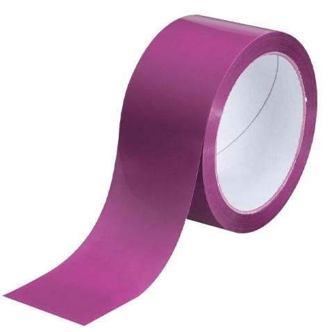 [825629] PRECINTO DE EMBALAJE PVC VIOLETA 66M×50MM