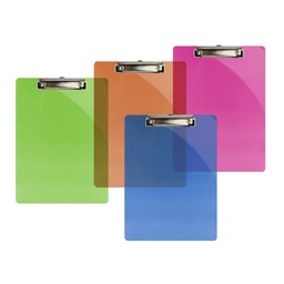 Carpeta Plástico A4 Con Pinza Bismark
