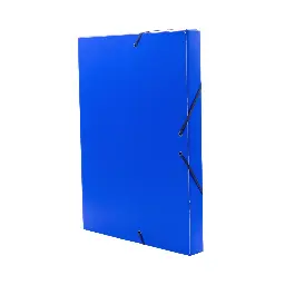 Carpeta Proyecto Raylu Paper A4 Lomo 30 Mm Azul Cierre Con Gomas