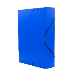 Carpeta Proyecto Raylu Paper A4 Lomo 70 Mm Azul Cierre Con Gomas