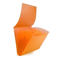 Carpeta Fuelle 13 Compartimentos Naranja (A4)