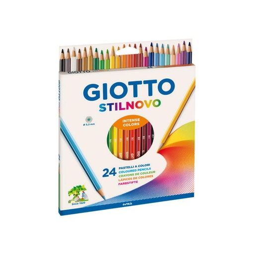 [120425] FILA LÁPICES DE COLORES ESTUCHE 24UD COLORES 256600 GIOTTO