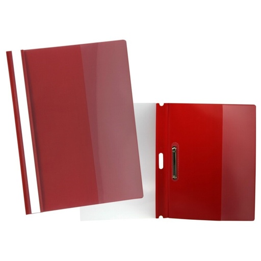 [180645] DOSIER FASTENER FOLIO PP ROJO