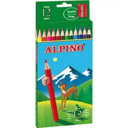 Lápices De Colores Alpino Estuche 12 Colores