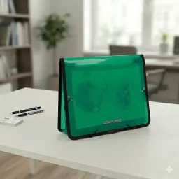 Carpeta Pp Verde A4 Gomas Ribete