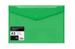 Sobre Portadocumentos Polipropileno Con Broche A3 Verde