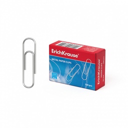 Clips Metálicos Erichkrause 28 Mm Caja 100 Uds