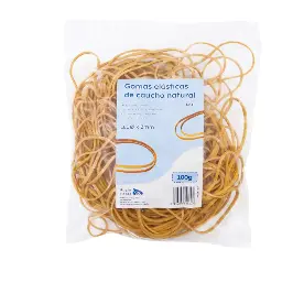 Bandas Elasticas Caucho Raylu Nº18 180x10mm Bolsa 100 Gramos